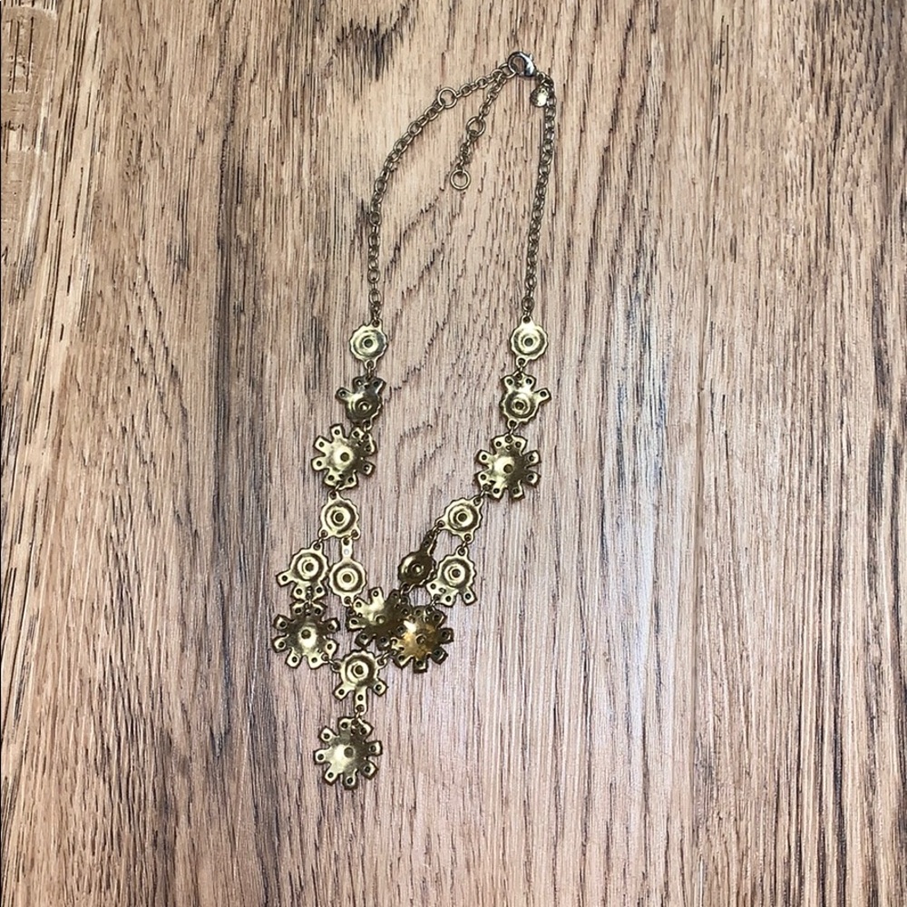J Crew Clear Crystal Necklace - Picture 4 of 5